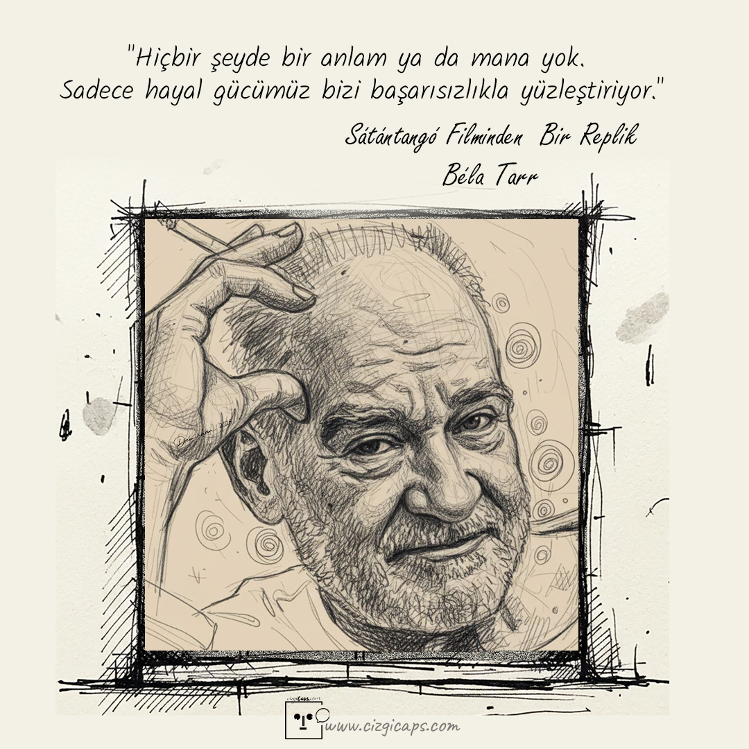 Sátántangó Filminden Bir Replik Béla Tarr #cizgicaps #cizerekanlat #belatarr #demirhanocak