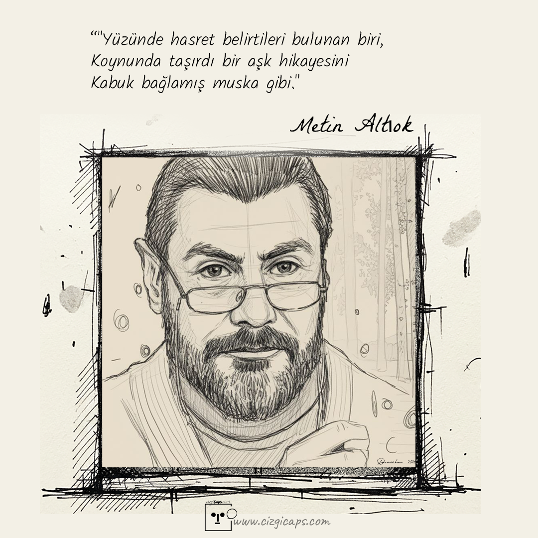 Metin Altıok #cizgicaps #cizerekanlat #MetinAltıok #demirhanocak