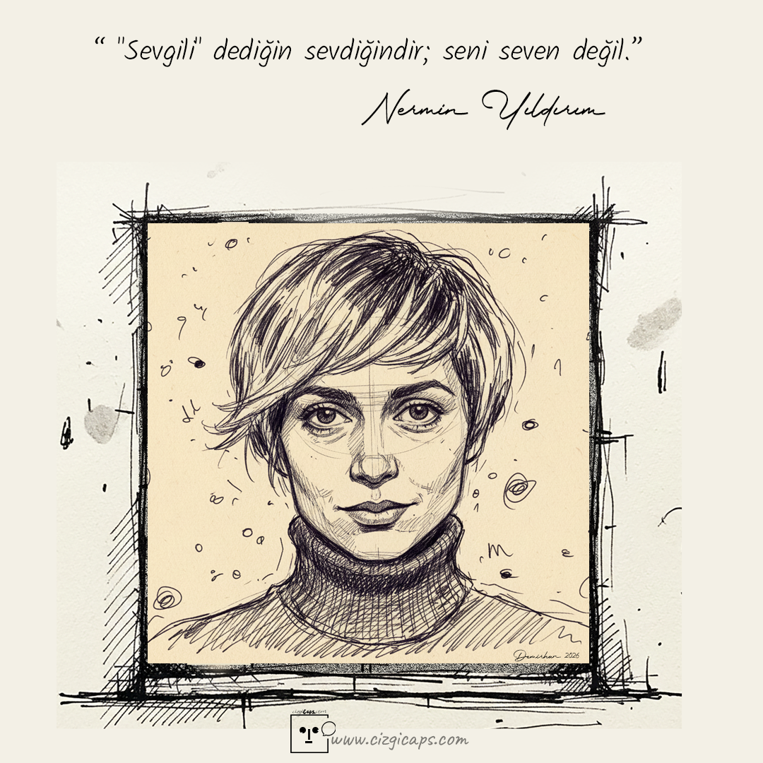 dediğin sevdiğindir; seni seven değil. Nermin Yıldırım